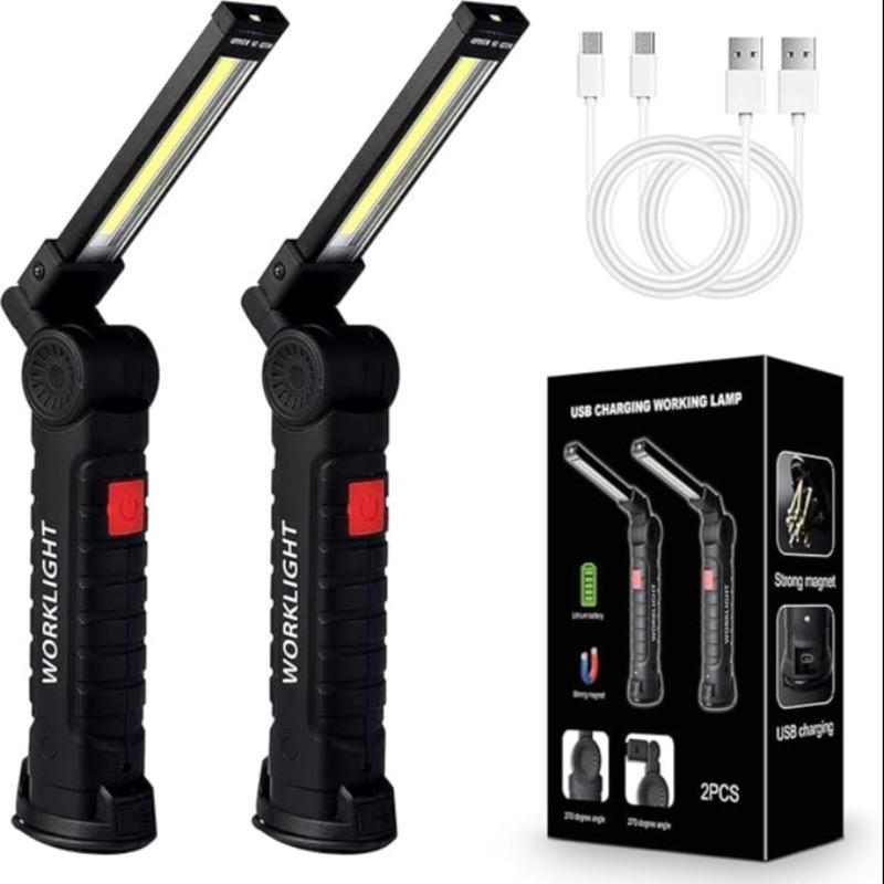 USB Rechargeable LED Work Light, 2 Counts Portable TikTok爆款商品分析 - GMV ...
