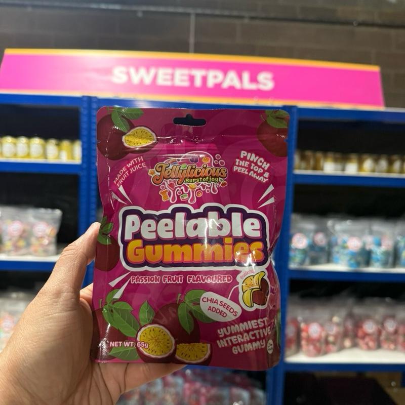 查看[Viral Peelable Gummy Candy Peelers Pick Your Flavour HALAL 65g Pouch ...