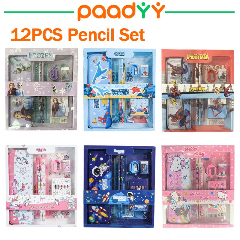 12 Pcs Pencil Case Set Art Drawing Set with Pencil TikTok爆款商品分析 - GMV ...
