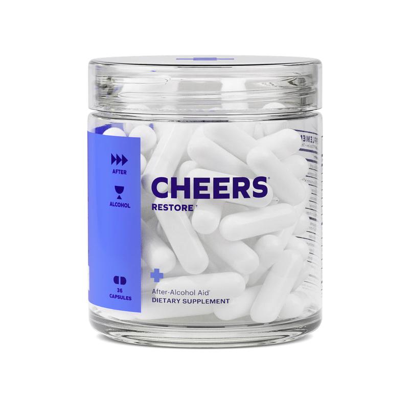 Cheers Restore | Supplement with DHM + L-Cysteine | 12 Doses | 36 ct