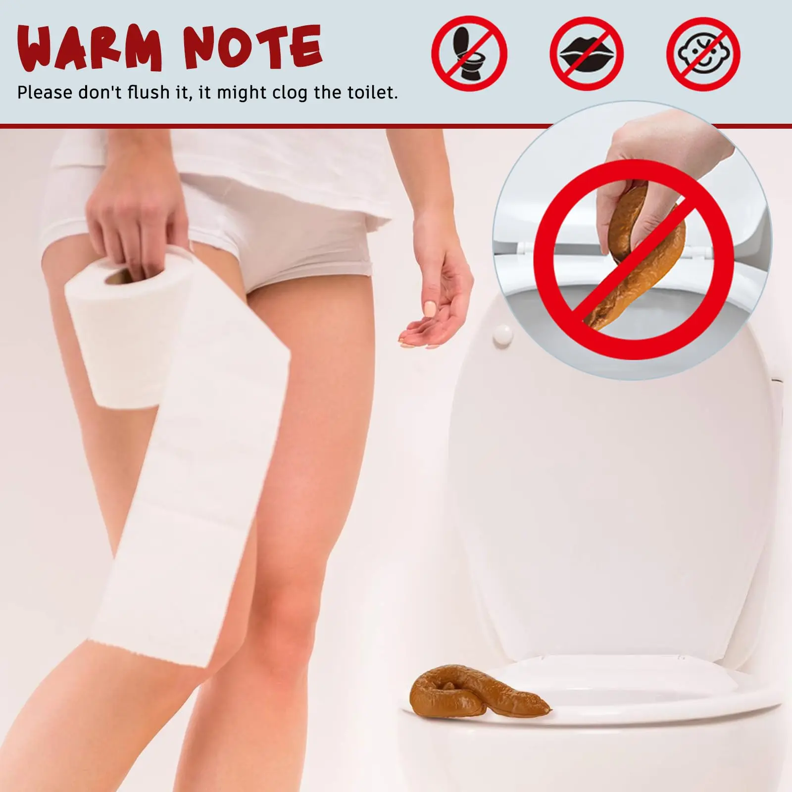 Father's Day Gift Fake Poop 7/8 Pcs Realistic Pran TikTok爆款商品分析 - GMV ...