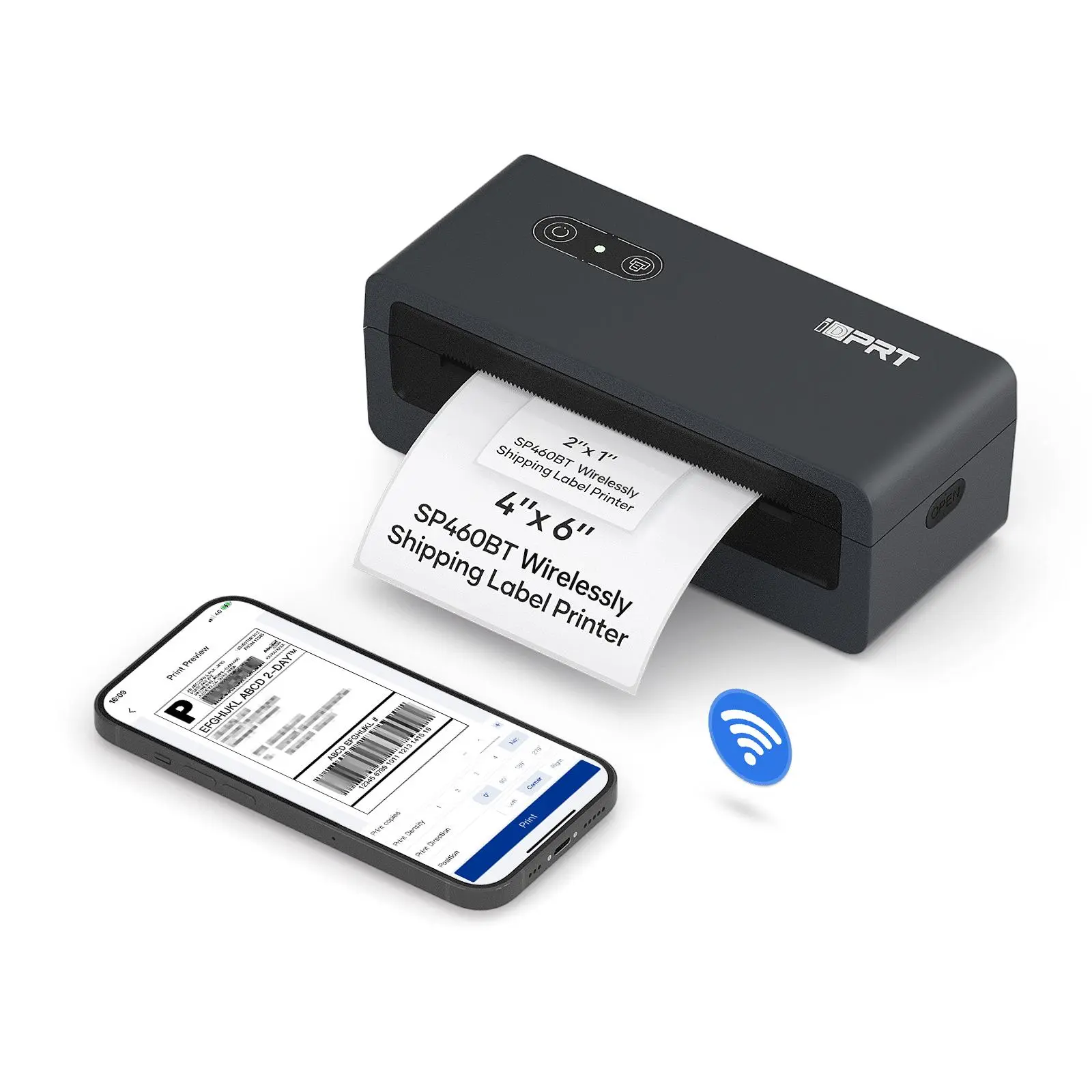 Lable Printing Computer Portable Label Printer, 1 Count USB Rechargeable Label Printer, Label ...