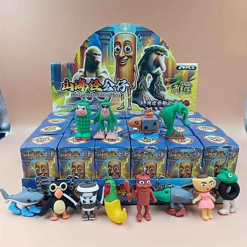 24pcs 3D Printed Tungtungtung Sahur Cartoon Charac TikTok爆款商品分析 - GMV ...