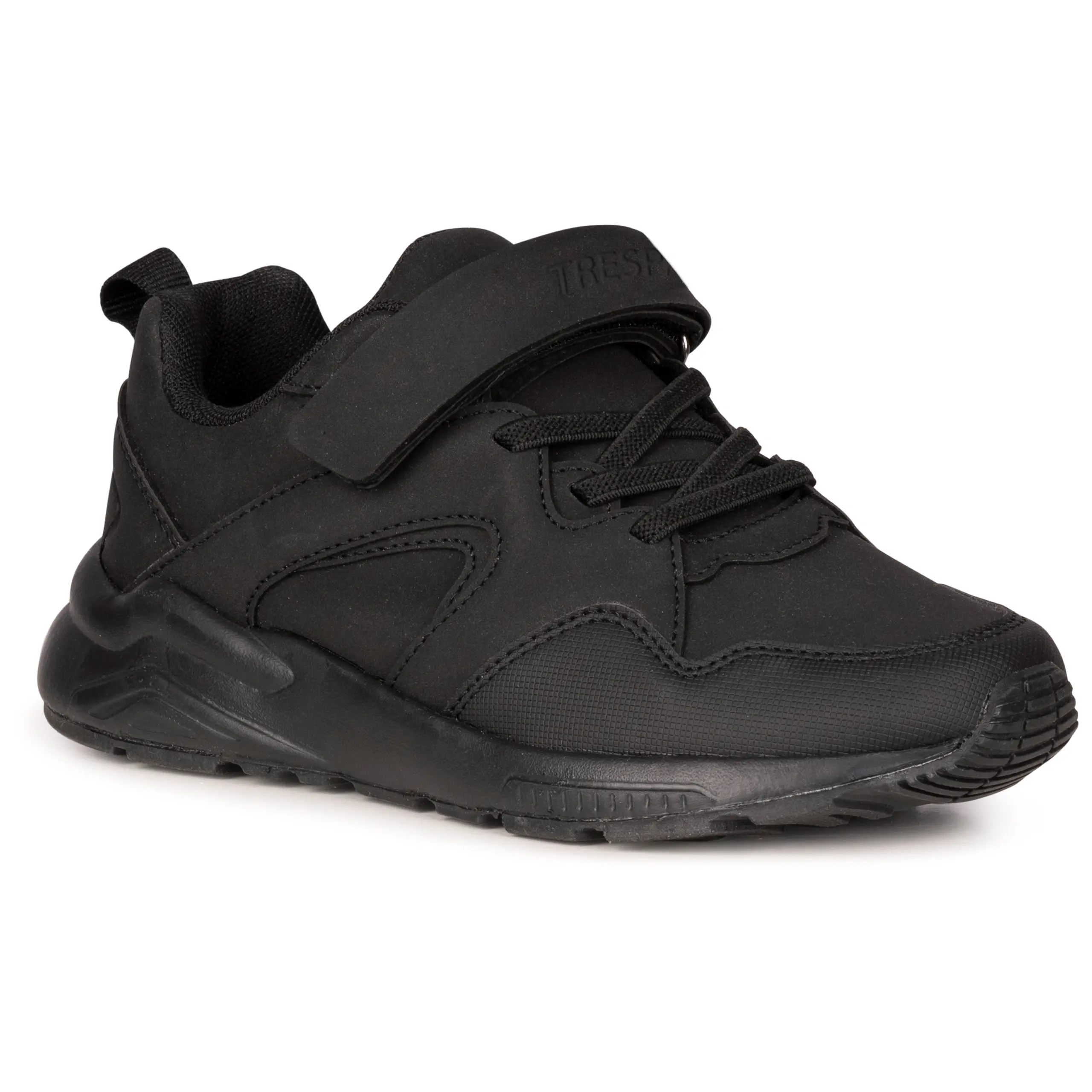 Trespass Kids Trainers Cushioned with Velco Strap and Durable Toe Cap Kam