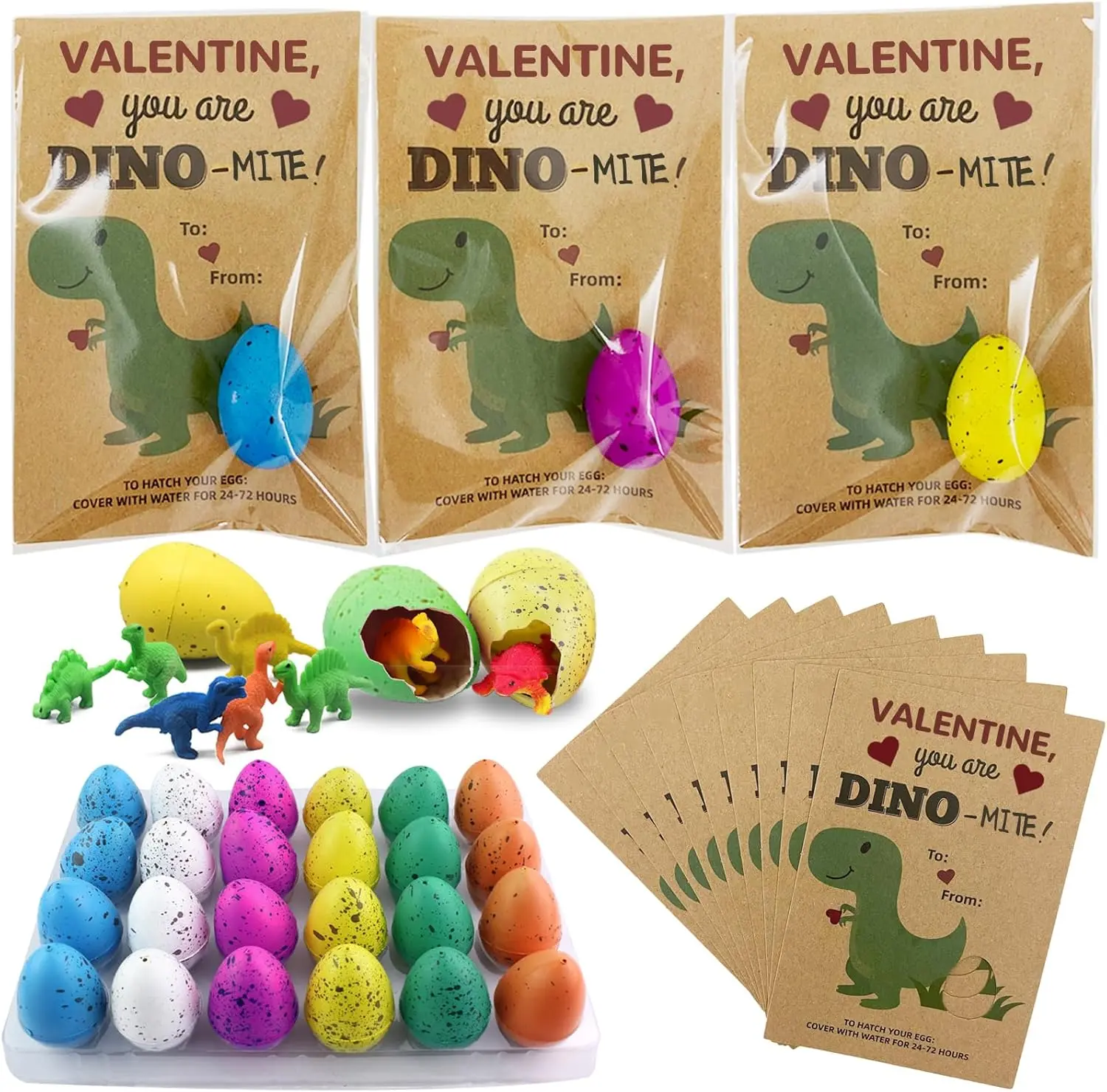 Valentines Day Gifts for Kids Bulk – 24 Dinosaur E TikTok爆款商品分析 - GMV ...