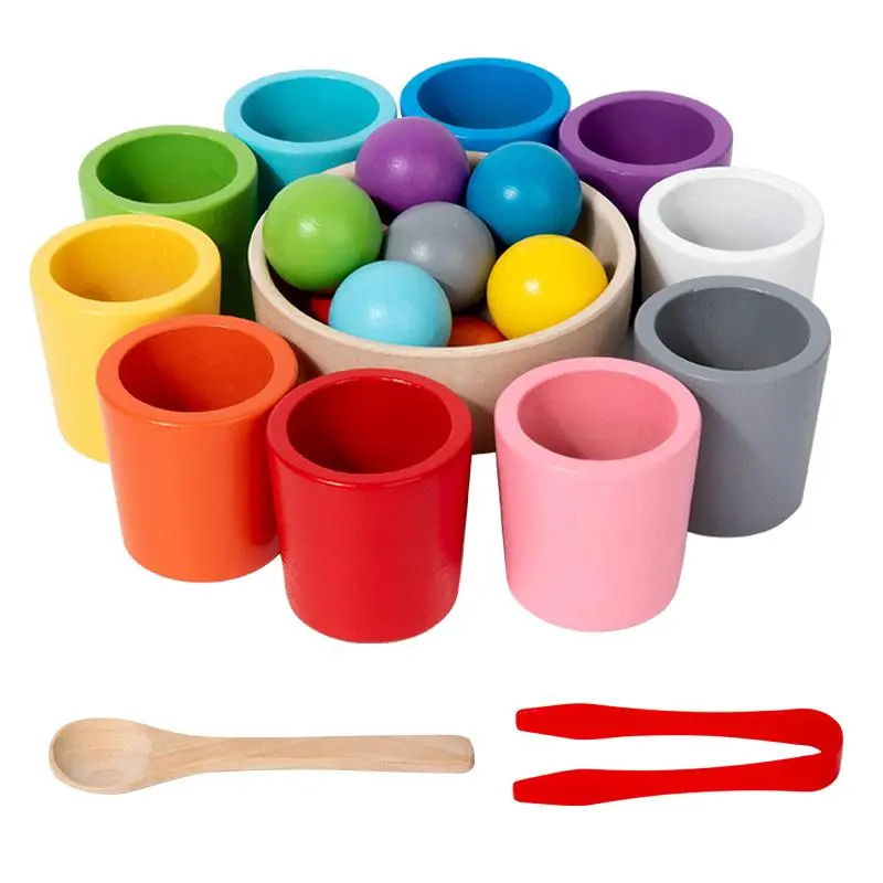 Random Color Wooden Color Matching Toy, 1 Set Mont TikTok爆款商品分析 - GMV ...