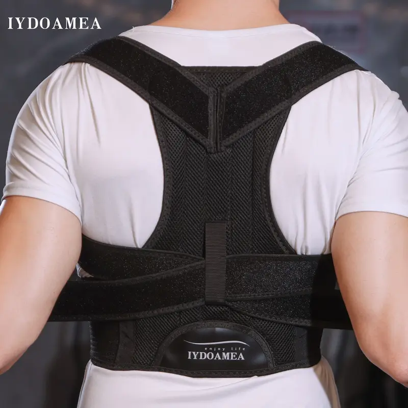 IYDoaMea Posture Corrector For Men And Women - Back Brace For Lumbar Support And Upright - Breathable Back Straightener Back Corrector Posture Improve And Neck, Back Slim Fit Posture Support Tank Top Adjustable Posture Correction Belt Healthcare