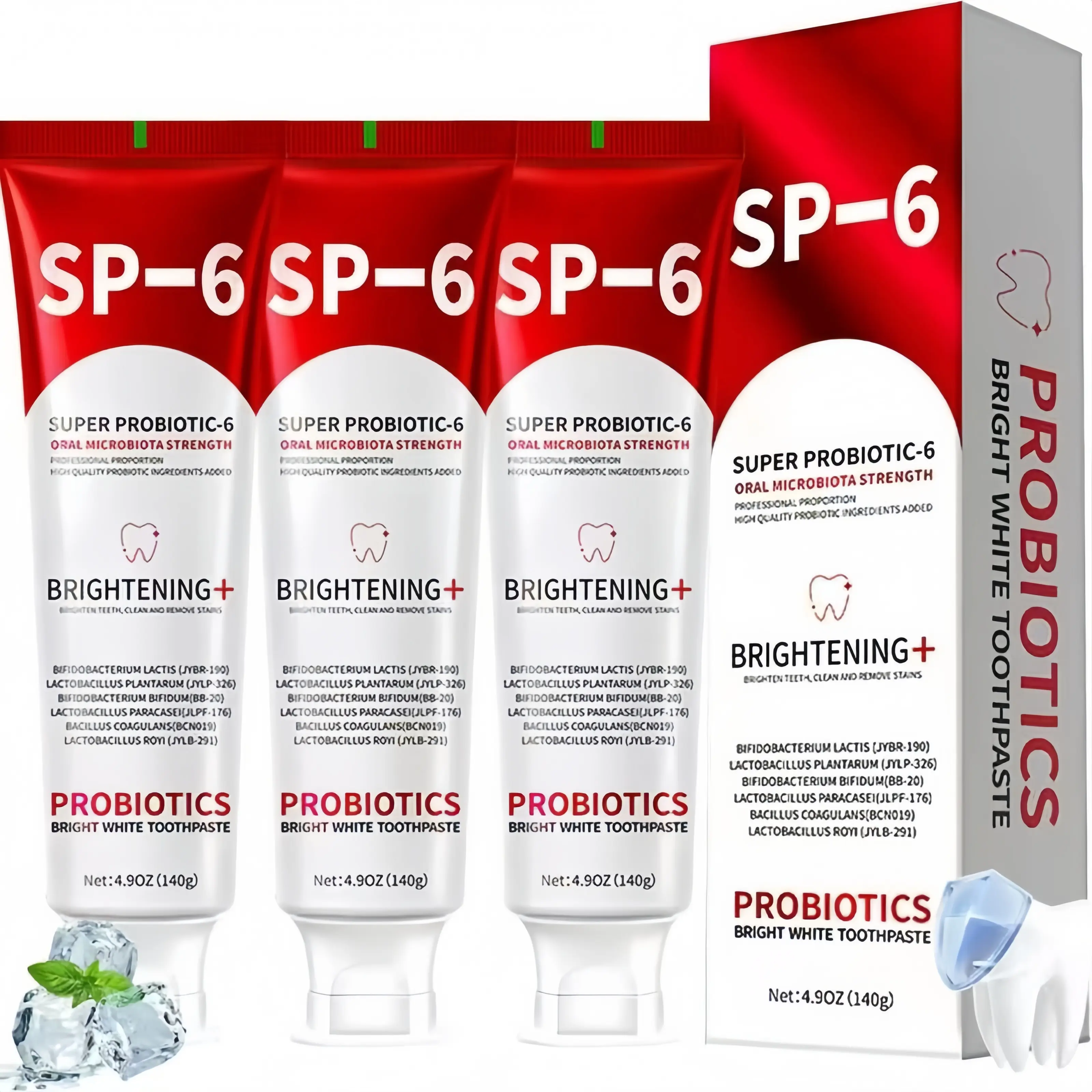 6plus Toothpaste 2025 Upgrade Probiotic Whitening Toothpaste,SP-6 T TikTok爆款商品分析 - GMV ...