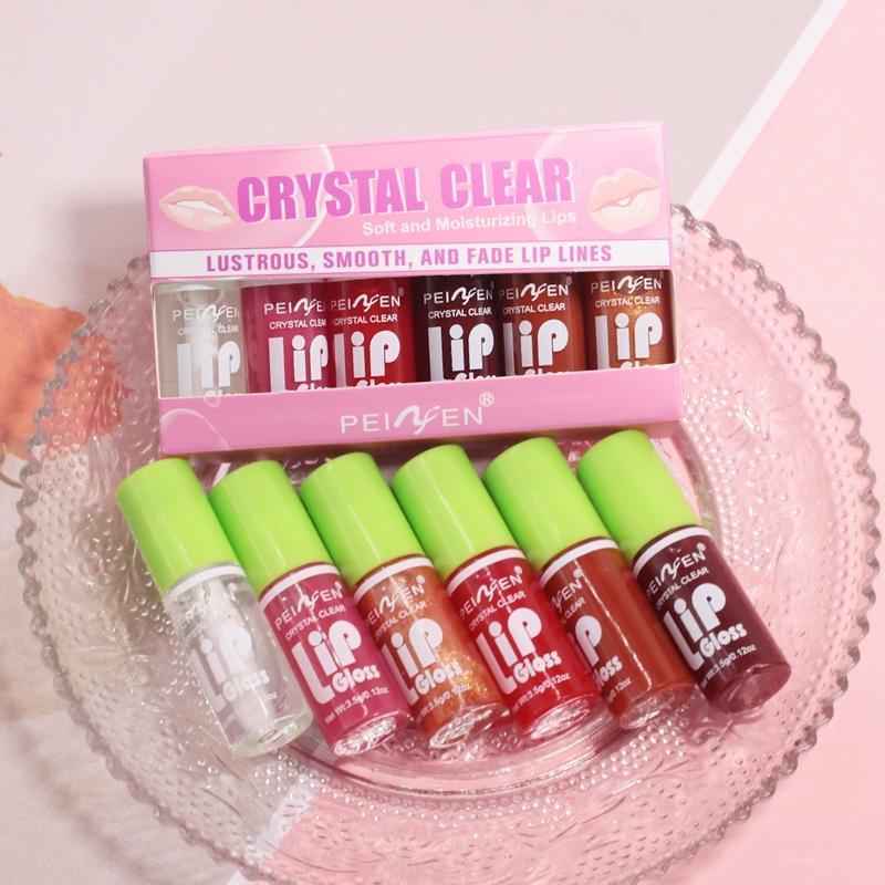 6-Piece Lip Gloss Set, Mirror Finish Glossy Water TikTok爆款商品分析 - GMV/销量 ...