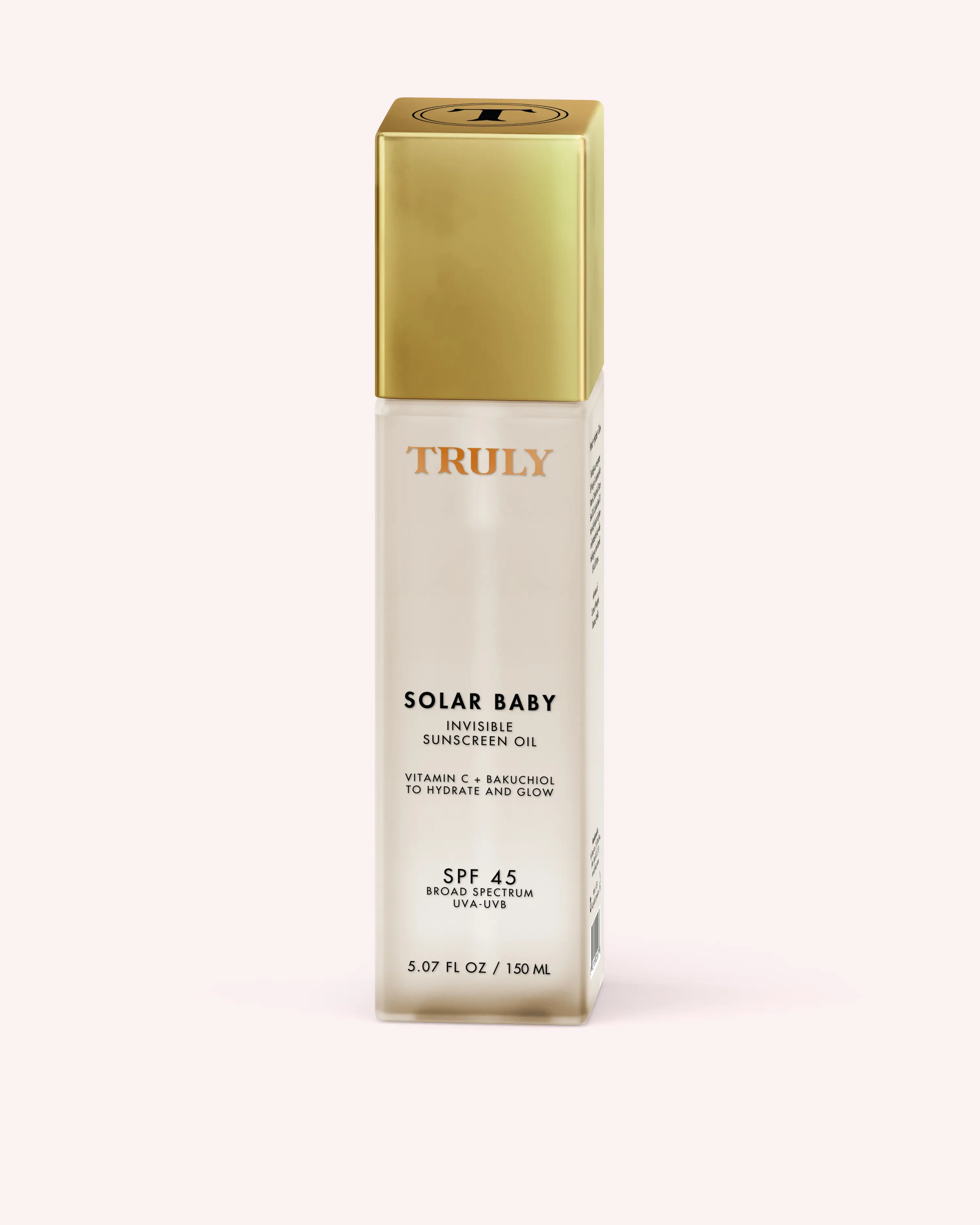 Solar Baby SPF 45 Invisible Sunscreen Oil - Lightweight, Invisible Sunscreen Oil with Vitamin C & Bakuchiol