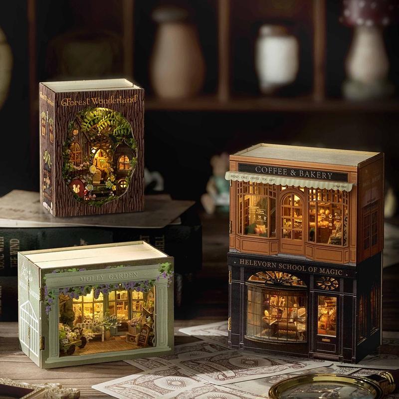 查看[Fantasy Magic Cube Series DIY Miniature Dollhouse Cabin, 1 Box DIY ...