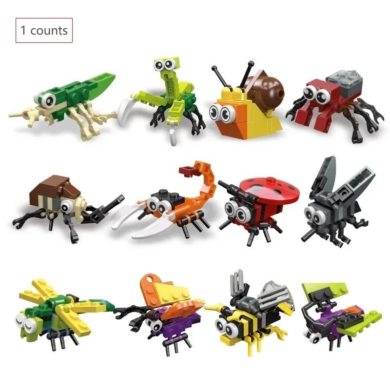 Mega Block Insect Build 12 Mini Insect Animal Series Stem Building Blocks TikTok爆款商品分析 - GMV/销量 ...