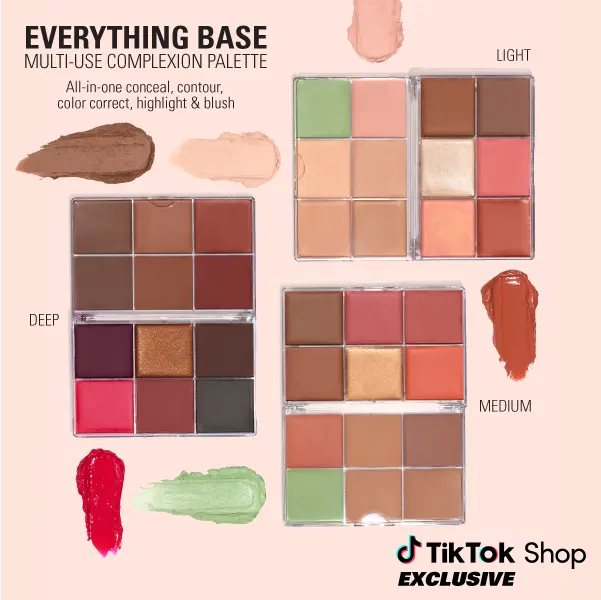 Revolution Everything Base Face Icon Complexion Palette 2.04 oz