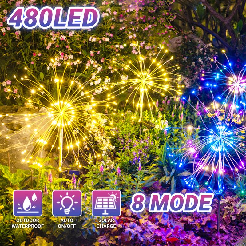 查看[Solar Christmas Lights 480LED Outdoor Waterproof 8 Modes Fairy ...