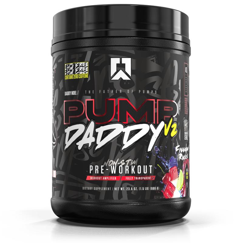 RYSE Signature Series Pump Daddy V2 | Official Noel Deyzel Non Stim Pre Workout | with Citrulline, Beta Alanine, Creatine | 40 Servings