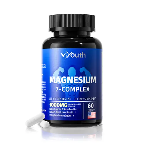 1000mg High Absorption 10-in-1 Magnesium Mix,Vitamin D3,B6,Zinc | Muscles,Nerves,Energy,Calming,Sleep | Hair,Cortisol,Fitness,Glycinate Supplement