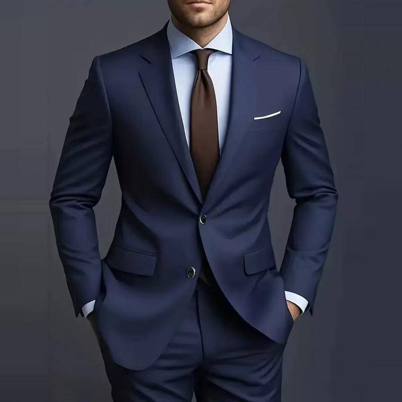 查看[2pcs Men'S Fashionable High Quality Business Suit Set, Comfortable ...