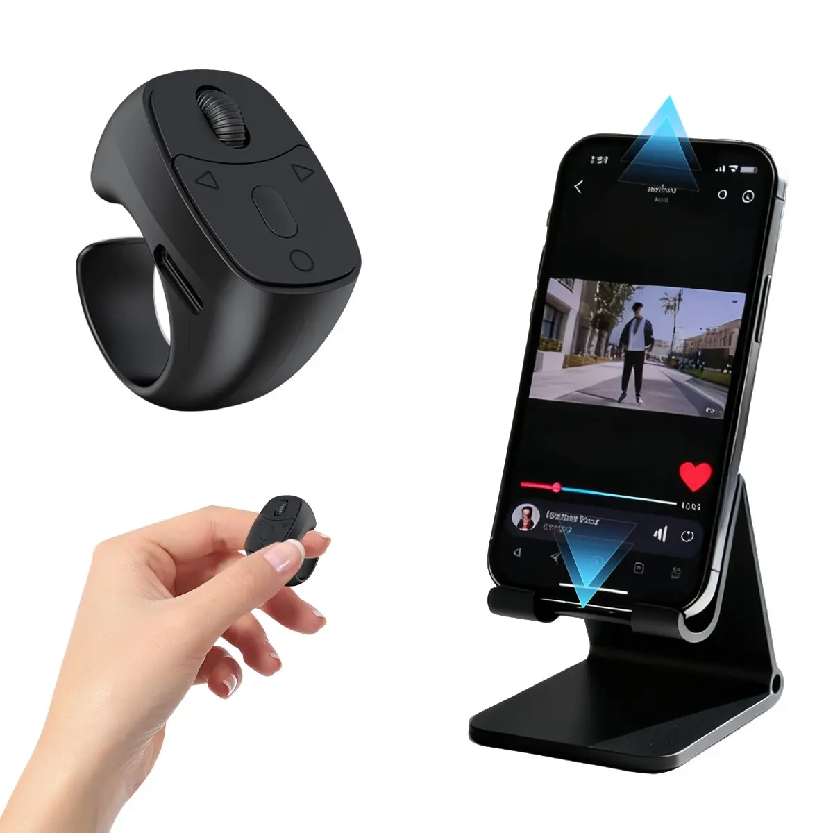 Finger Remote Control Wireless Bluetooth-compatible Remote Control Finge TikTok爆款商品分析 - GMV ...