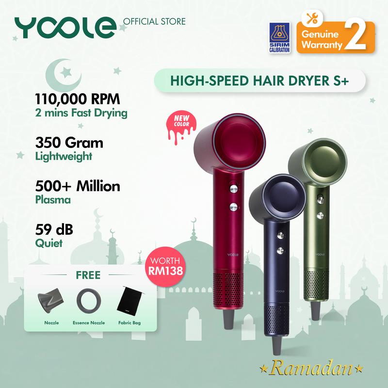 查看[[ Live Exclusive ] YOOLE High Speed Hair Dryer S+ Plasma Technology ...