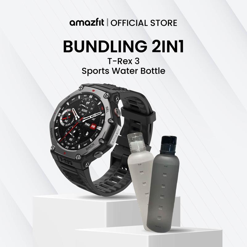 查看[[BUY 1 GET 2] Amazfit Official Bundle 2in1 T-Rex 3 + Sport Water ...