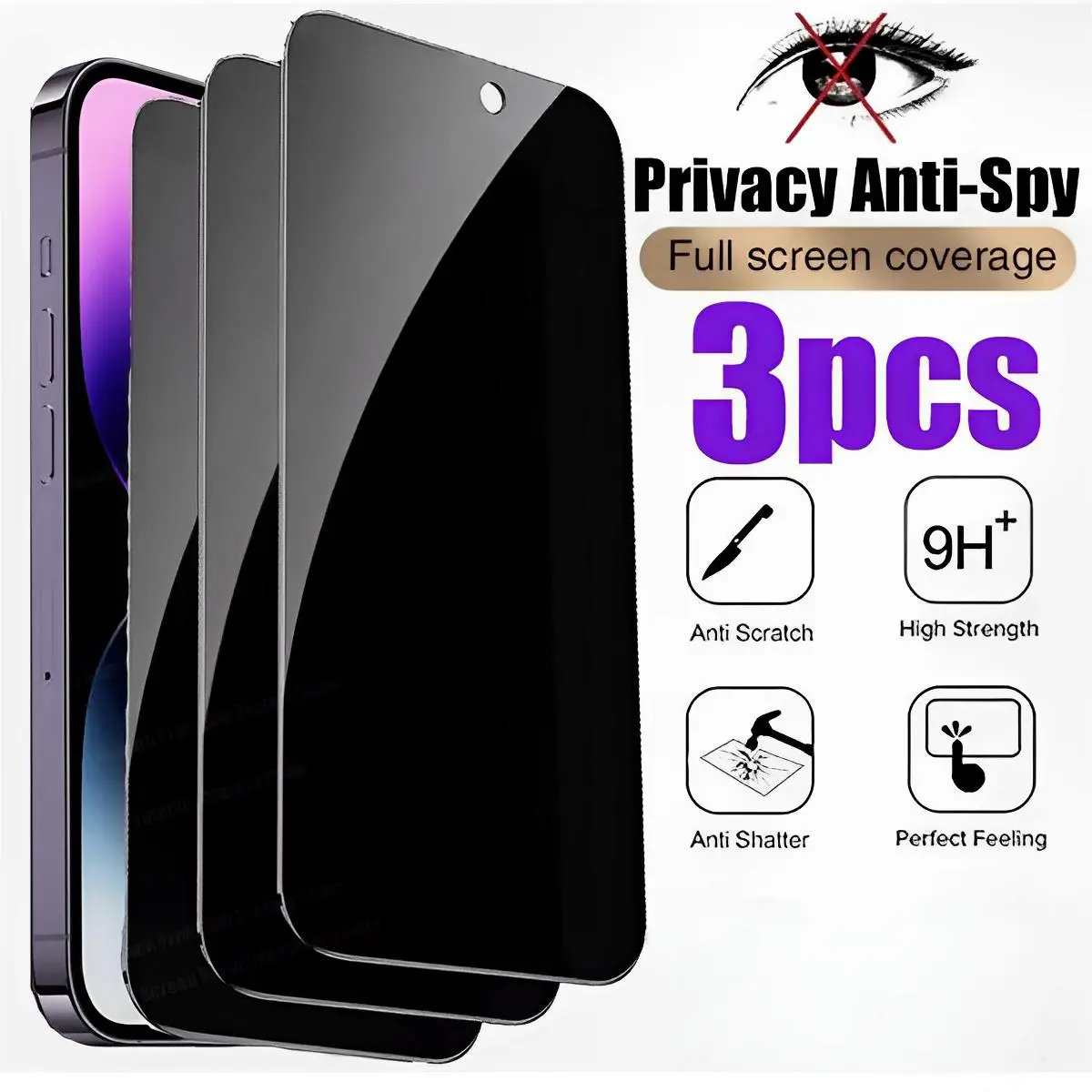HD Privacy Anti-Spy Cellphone Screen Protector, Te TikTok爆款商品分析 - GMV ...
