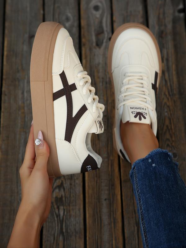 查看[Women's Casual Shoes Fall New Arrival, Striped Decoration, Flat Low ...