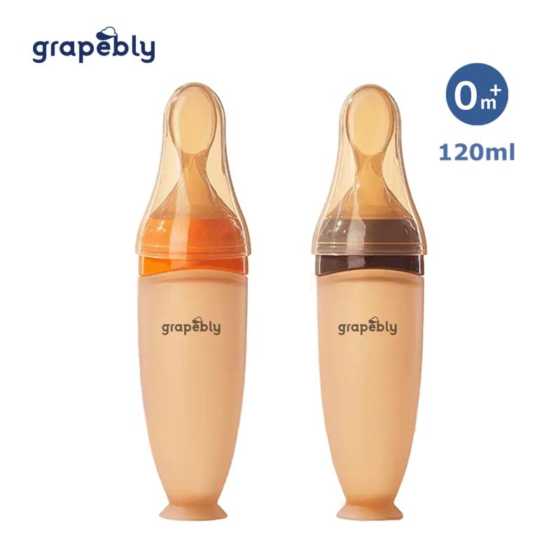 查看[Grapebly Penyuap Makanan Silikon Bayi 120ml / 4oz - Untuk Puri ...
