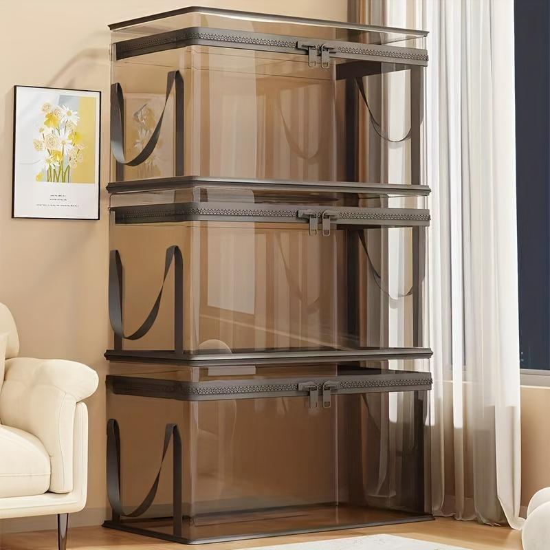 3-Pack Transparent Storage Boxes with Lids, Large TikTok爆款商品分析 - GMV/销量 ...
