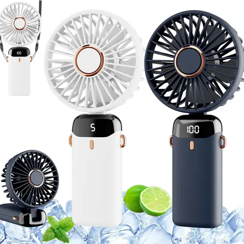 查看[Portable Fan Mobile Hand held Fan Mini USB Fan Personal Fan Travel ...