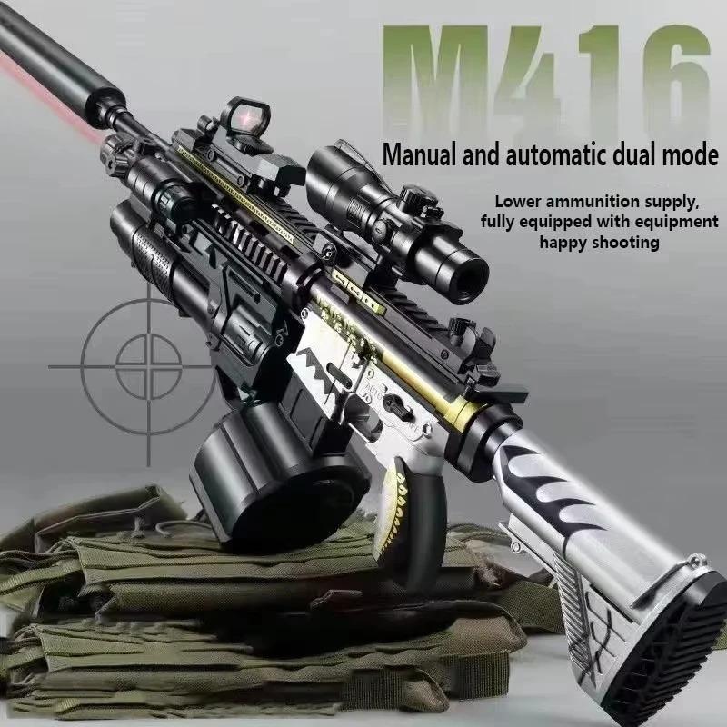 查看[Electric M416 Toy Gun Automatic Gel Bullet Blaster Children Toys ...