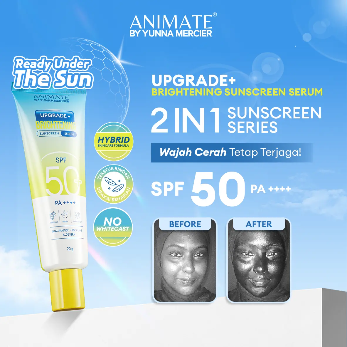 Animate Upgrade+ Brightening Sunscreen Serum
