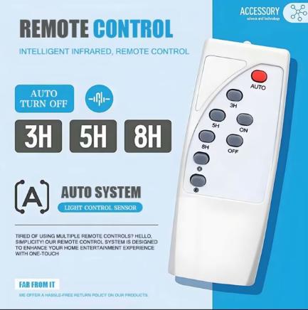 查看[【Hadiah Percuma】Solar Light Remote Control, Smart Timer with 3H/5H ...
