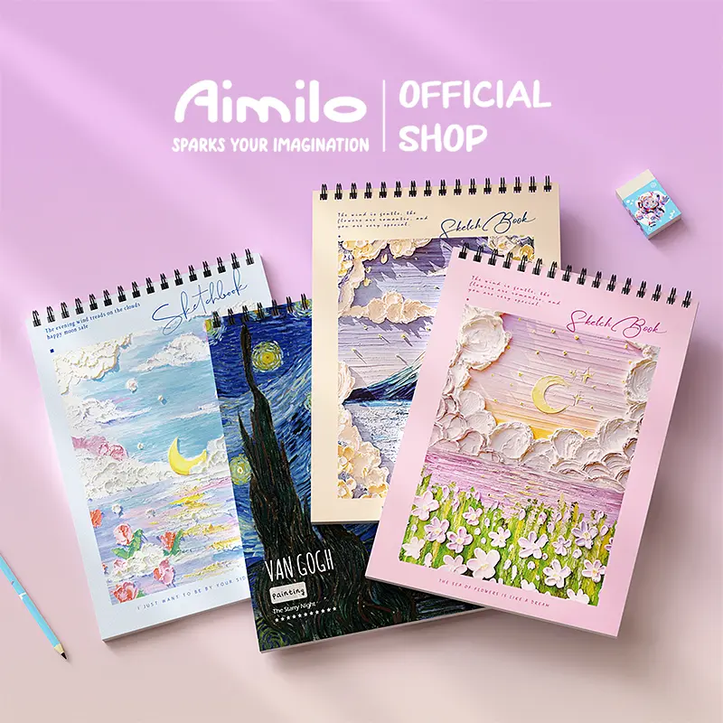[READY] Aimilo Sketchbook A4 Art Supplies Buku Gam TikTok爆款商品分析 - GMV ...