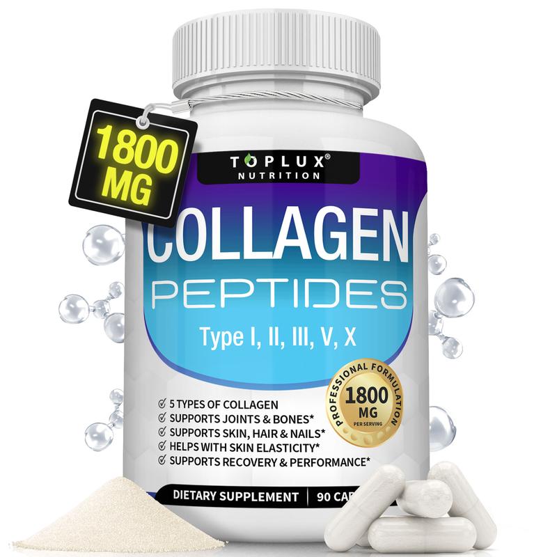 Collagen Peptides 5 Types of Collagen Complex 1800mg