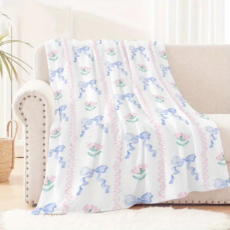 查看[Super Soft Flannel Throw Blanket - 280GSM Plush Polyester, Pastel ...