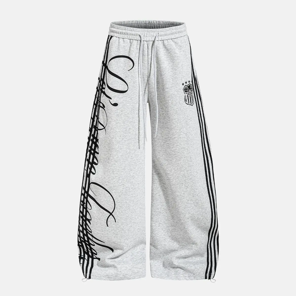 Inflation Viral Streetwear Y2K Baggy Track Pants for Men | Graffiti Print Wide Leg fathersdaygift