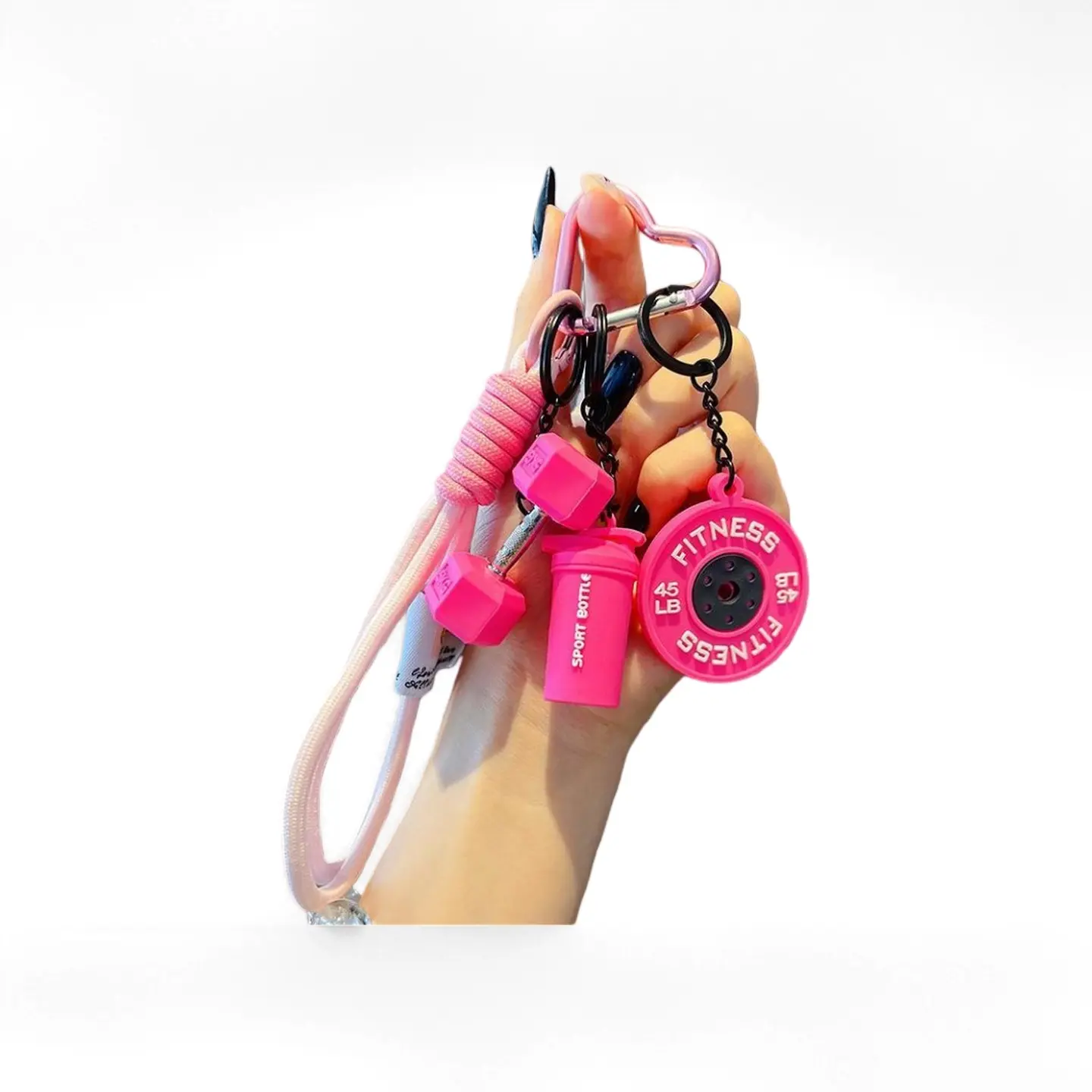 Fitness Keychain Set, MSilicone Dumbbell Kettlebel TikTok爆款商品分析 - GMV ...