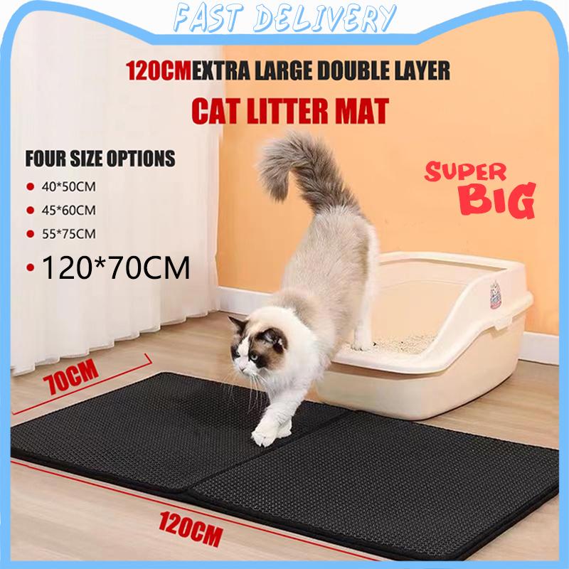 查看[[120CM] Cat Mat Double Layer Cat Litter Mat Trapping Mat Waterproof ...
