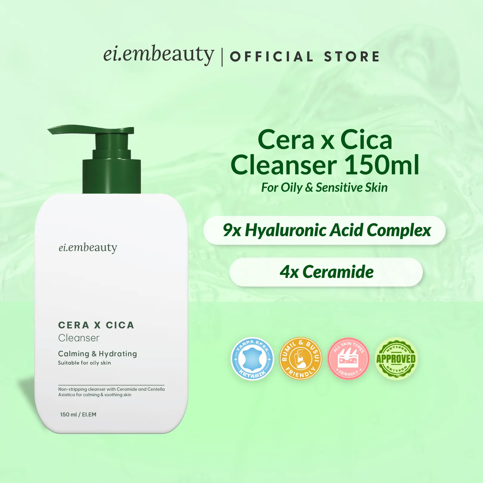 EIEM Beauty Cera x Cica Cleanser