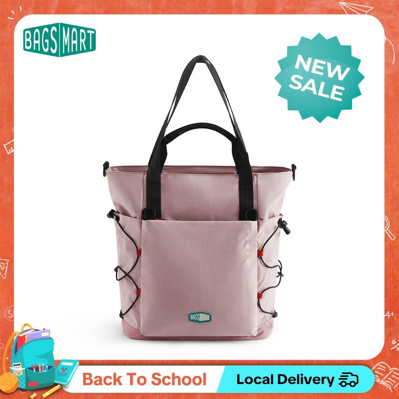 BAGSMART 23L Focus Tote Multi-Functional Bag for Gym Office & Travel Fits 15.6" Laptops TSA-Friendly with Detachable Mesh Bag 2 Bottle Pockets Machine Washable mothersdaygift tiktokshopbacktoschool