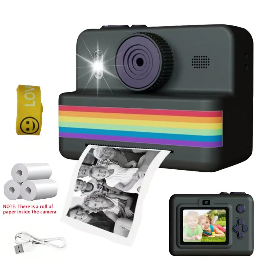 查看[Instant Camera with 2 Lens, Rechargeable Instant Camera with Print ...