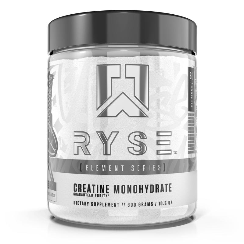 RYSE Element Series Creatine Monohydrate | Increase Lean Muscle Mass | Improve Strength & Power | Reduce Fatigue | Perform Better | 60 Servings