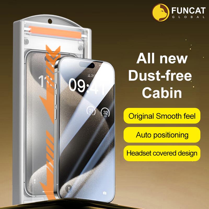 查看[FUNCAT Global [3PCS] Screen Protector Cabin; For iphone 16/15/14/13 ...