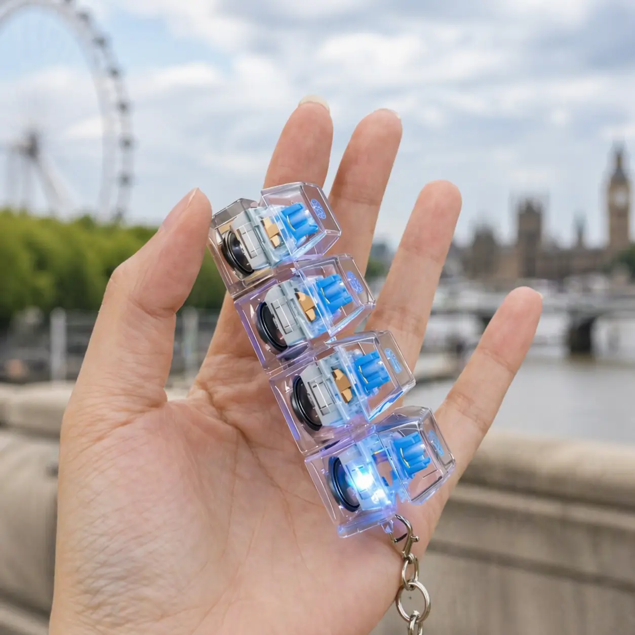 Fidget Clicker Led LED Keyboard Fidget Clicker Transparent Stress Rel TikTok爆款商品分析 - GMV ...