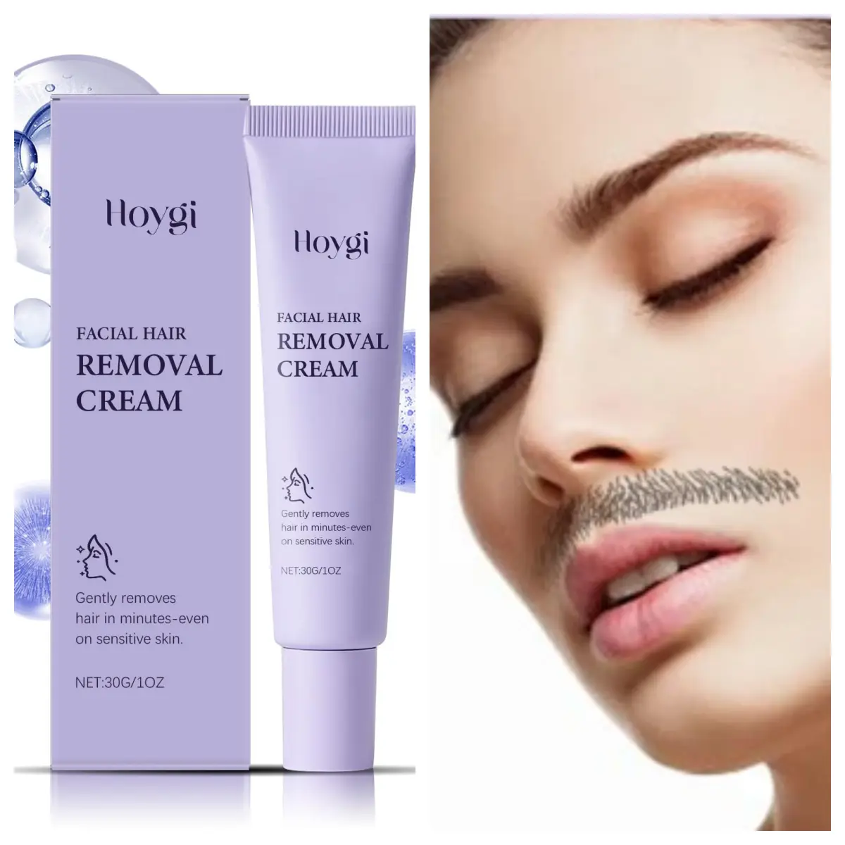 查看[Gentle Facial Hair Removal Cream for Sensitive Skin | Painless ...