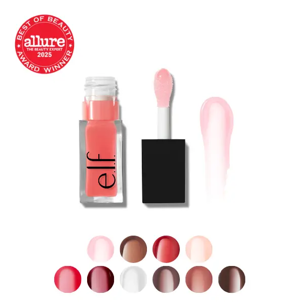 e.l.f. Glow Reviver Lip Oil, Nourishing Lip Oil High-Gloss Finish 0.25 oz (7.6 mL)