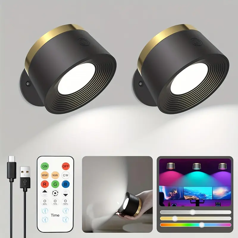 USB Rechargeable Smart LED Wall Light, 1/2 Counts TikTok爆款商品分析 - GMV/销量 ...