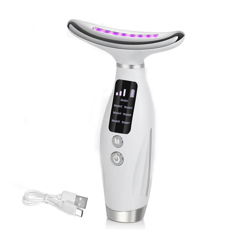 Red Light Massager for Face and Neck, Skin Care Face Massager Tool ...