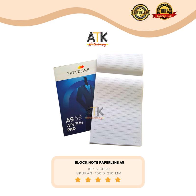 查看[Block Note Paperline A5 1 Pack ( 5 Buku) Blocknote atk]在TikTok的销量数据 ...