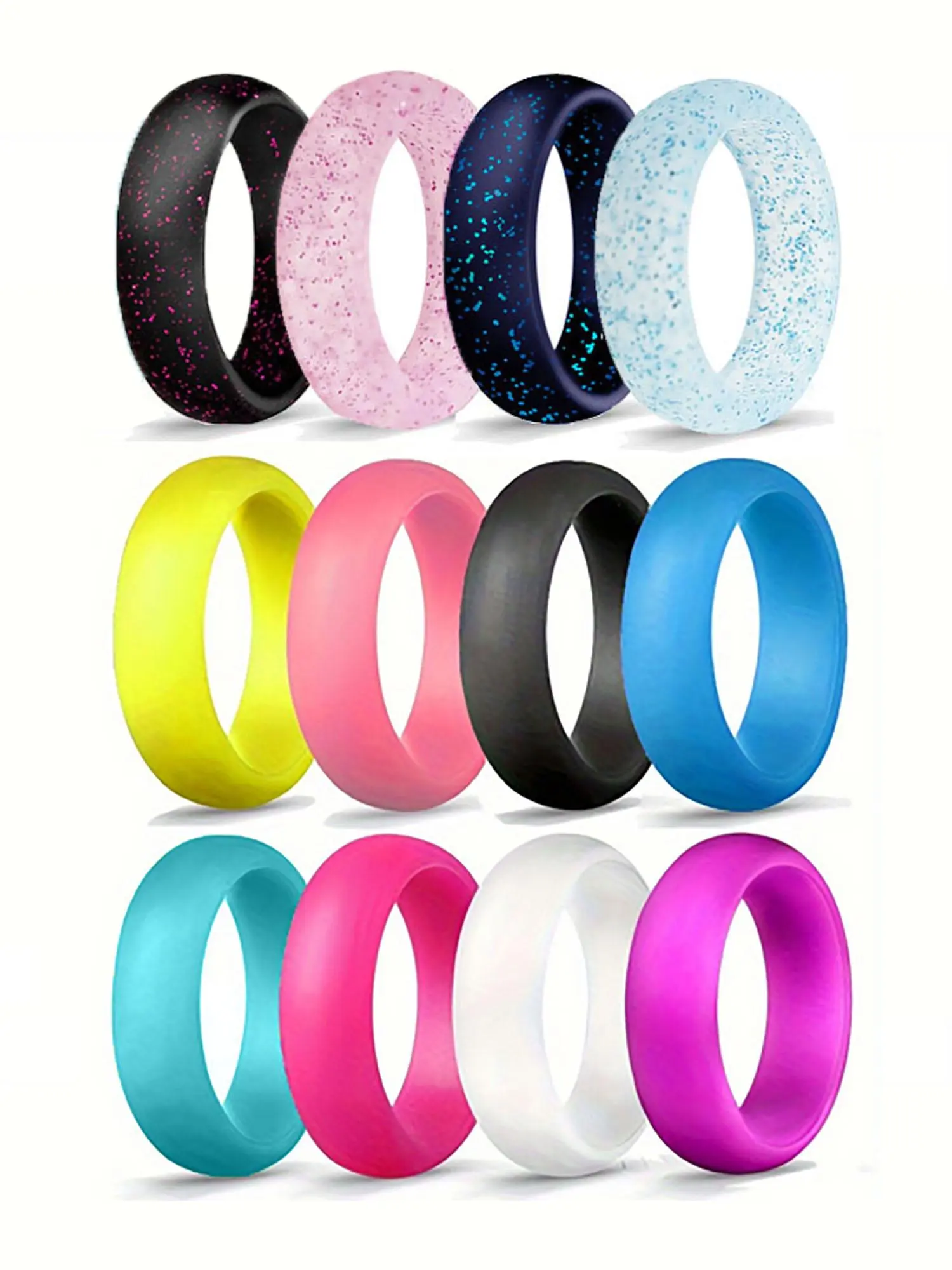 Silicone Stackable Rings, Fashionable Colorful Rin TikTok爆款商品分析 - GMV ...